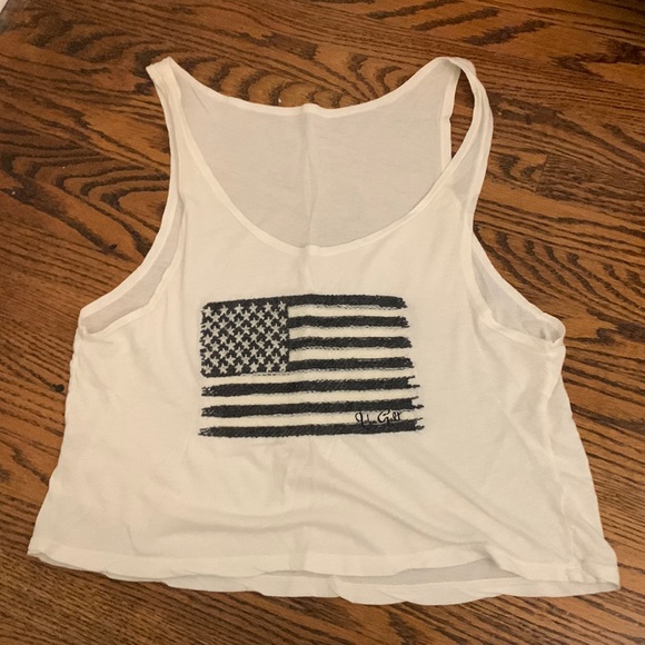 Brandy Melville flowy American flag tank top - Picture 1 of 3